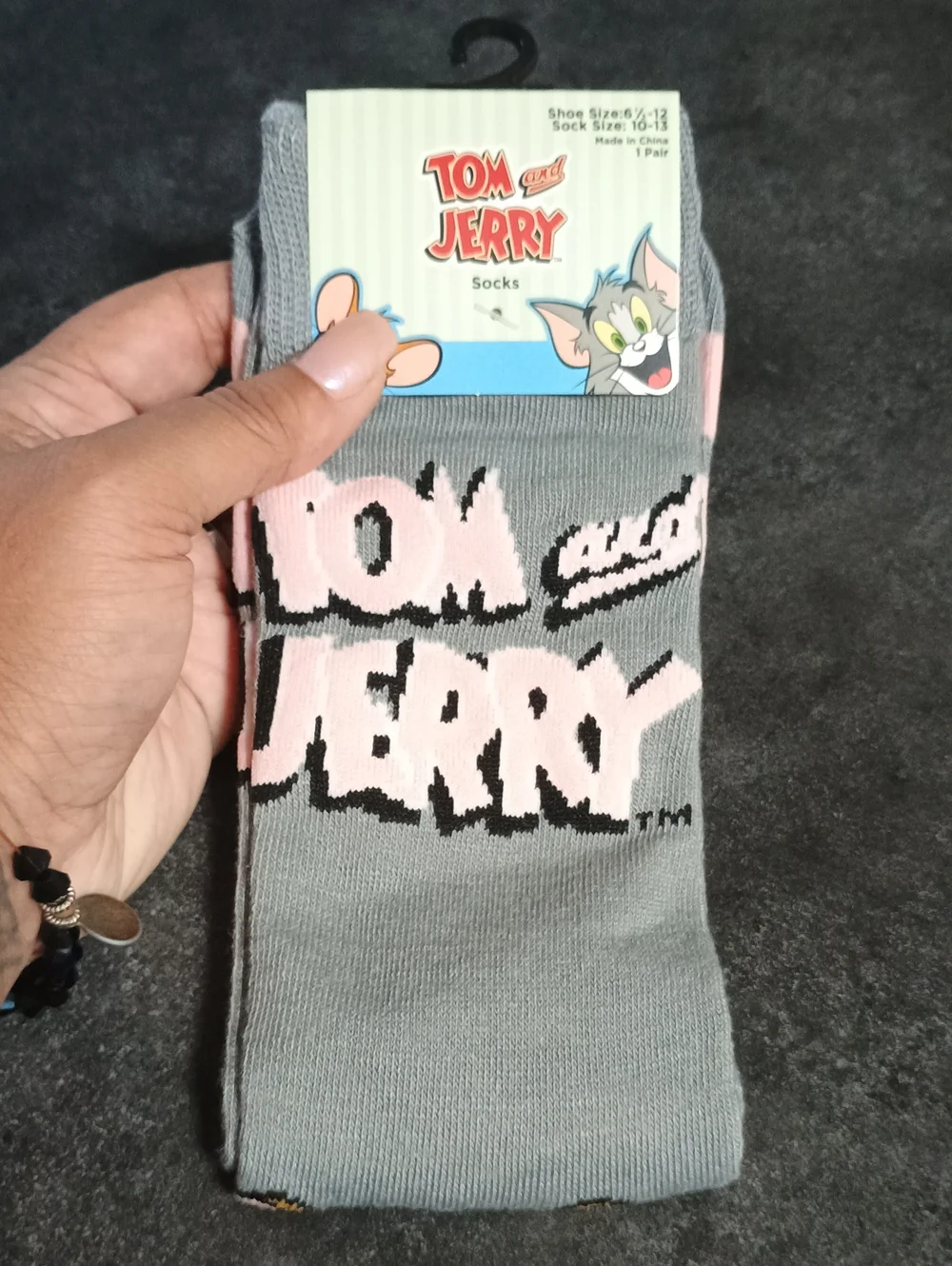 Tom and Jerry Crew Socks